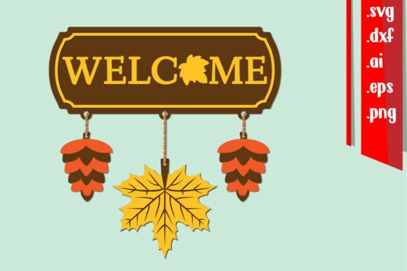 Download Fall Wall Decor Fall Decor Welcome Sign - Decor Collection