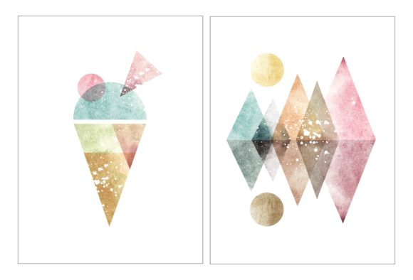 Download Abstract Wall Decoration Water Color - Decor Collection