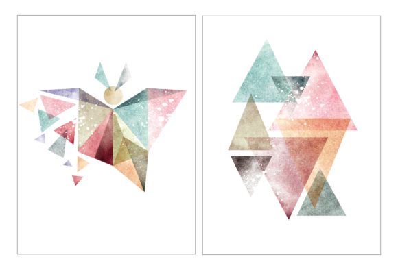 Download Abstract Wall Decoration Water Color - Decor Collection