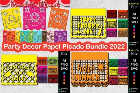 Download Party Decor Papel Picado Bundle 2022 - Decor Collection