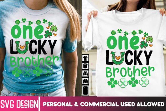 Download One Lucky Brother SVG SVG Cut Files - Brother Collection